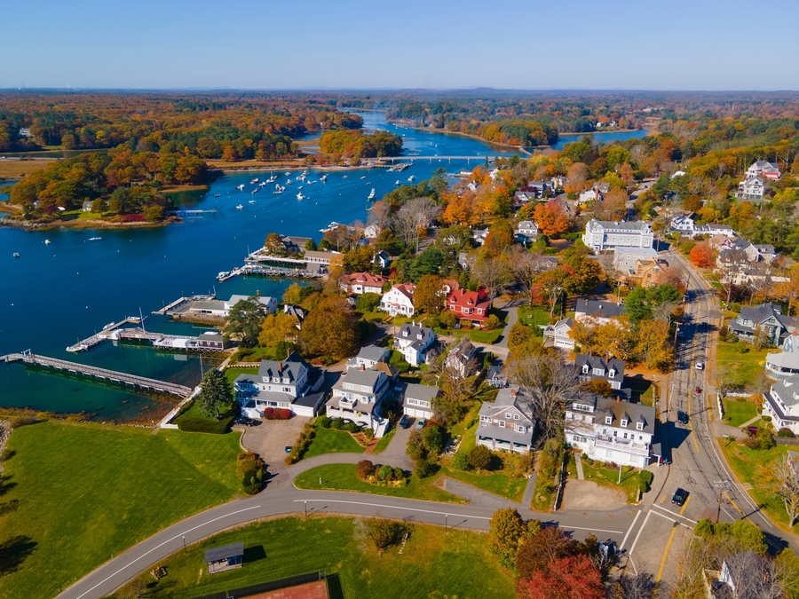 Aerial View of York Maine